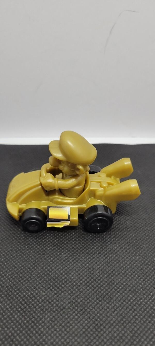Gold Mario #6 Mario Kart McDonald's 2024 Happy Meal Toy Golden